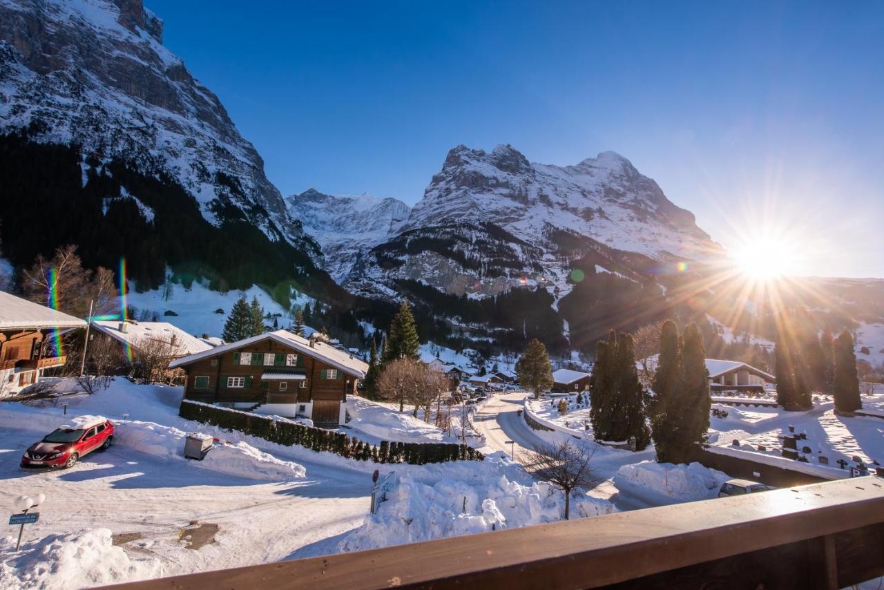 Apartament Atemberaubende Sicht Auf Eiger Nordwand Grindelwald Zewnętrze zdjęcie